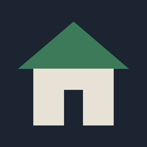 Bordmodel af et hus